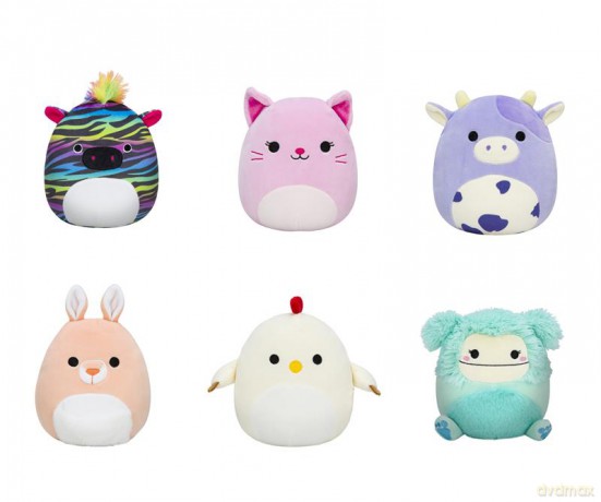 7.5" SQUISHMALLOWS Assortment B - 6 Styles - 12 Pcs Bulk Pack