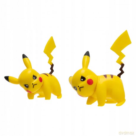 Battle Figure Multipack (8PK: Pikachu #4, Eevee #3,Appletun, Growlithe, Mimikyu #2, Togepi, Raichu, Hawlucha) W9