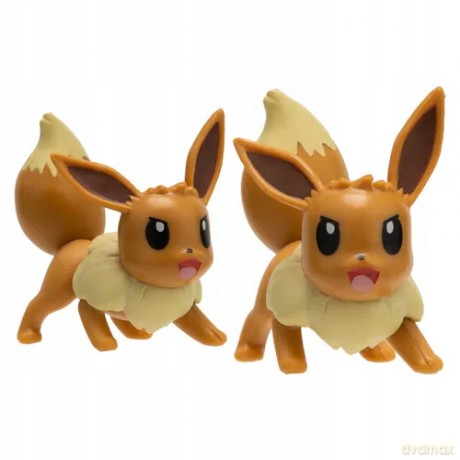 Battle Figure Multipack (8PK: Pikachu #4, Eevee #3,Appletun, Growlithe, Mimikyu #2, Togepi, Raichu, Hawlucha) W9