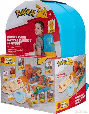 Carry Case Battle Desert Playset (Pokemon Playset)