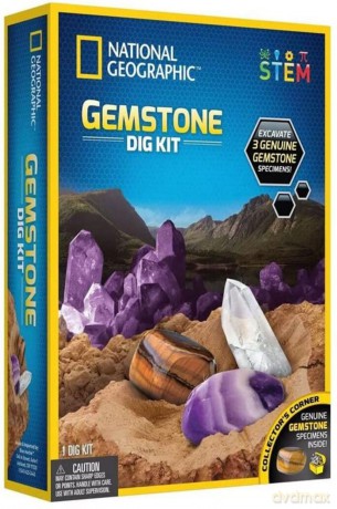 National Geographic Gemstone Dig Kit