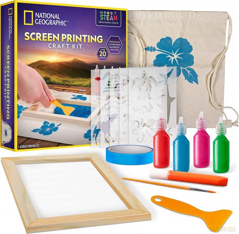 National Geographic Screen Printing Craft Kit
