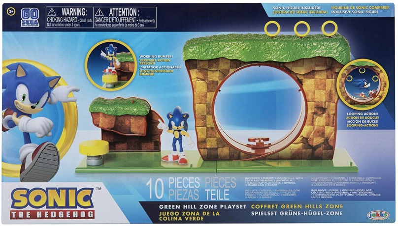 Jakks Pacific SONIC The Hedgehog Zestaw Sonic Green Hill Zone