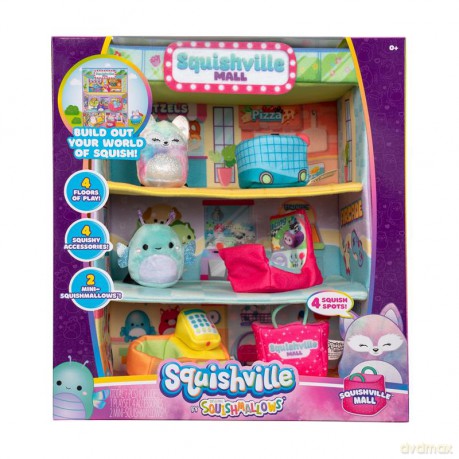 SQUISHMALLOWS - Large Soft Playset (Squishville Mall)