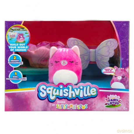SQUISHMALLOWS - Mini Plush (Squishville Accessory Set) (Fairy Lotus)