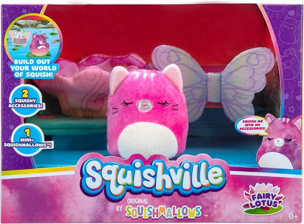 SQUISHMALLOWS - Mini Plush (Squishville Accessory Set) (Fairy Lotus)