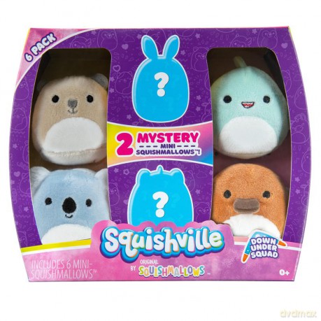SQUISHMALLOWS - Mini Plush (Squishville Mini Squishmallow 6 Pack)(Down Under Squad)