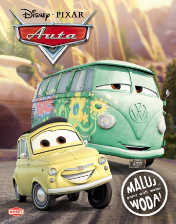 Auta (Cars) (Disney) (maluj wodą)  [KSIĄŻKA]