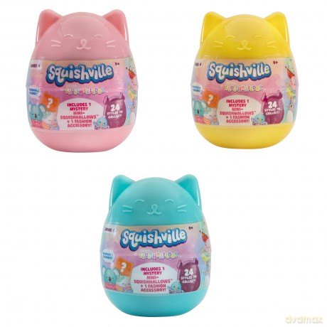 Squishmallows Mini Kotek, Mystery Mini Plush, Plusz, 5 cm
