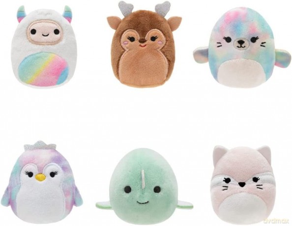 SQUISHMALLOWS - Plush (Squishville 6 Pack )(Arctic Squad)