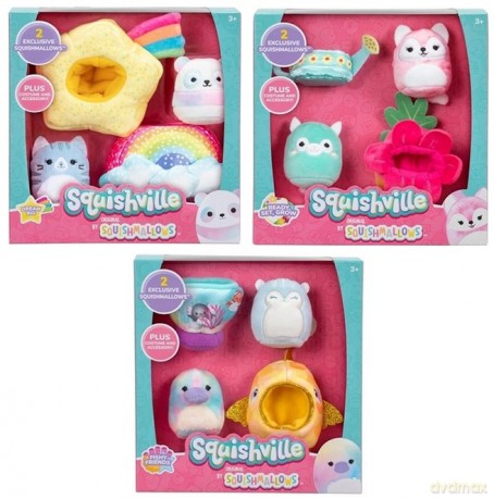 SQUISHMALLOWS - Plush (Squishville Accessory Set) (Asst)