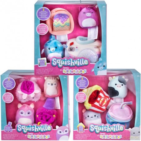 SQUISHMALLOWS - Plush (Squishville Accessory Set) (Asst)