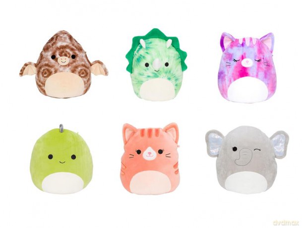 SQUISHMALLOWS 6 Wzorów B plusz 19 cm Ast