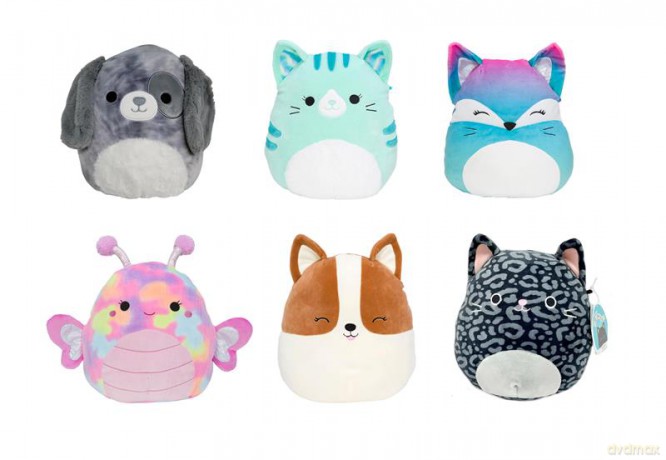 SQUISHMALLOWS 6 Wzorów B plusz 19 cm Ast