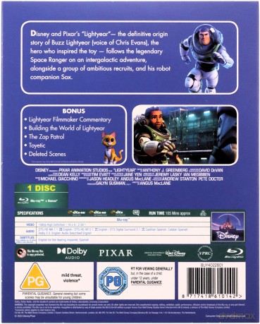 Lightyear (Buzz Astral) (Disney) [Blu-Ray]