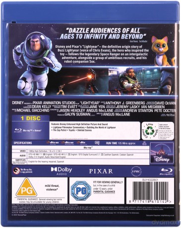 Lightyear (Buzz Astral) (Disney) [Blu-Ray]