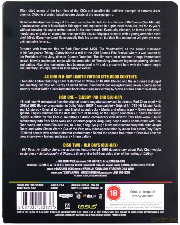 Oldboy (steelbook) [Blu-Ray 4K]+[Blu-Ray]