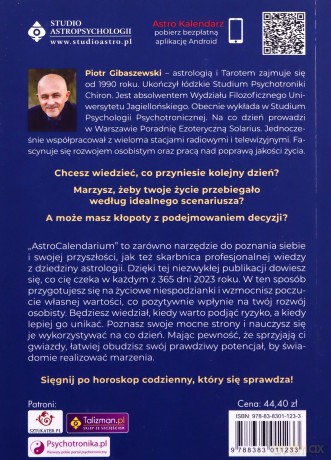 AstroCalendarium 2023 - Piotr Gibaszewski [KSIĄŻKA]