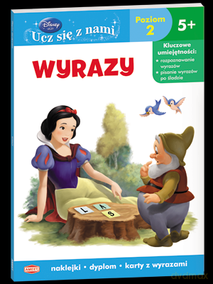 Disney Księżniczka. Wyrazy. Poziom 2, od 5 lat (Disney) [KSIĄŻKA]