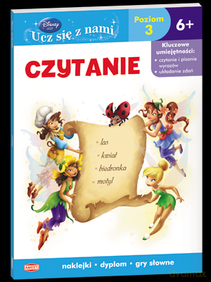 Disney wróżki. Czytanie. Poziom 3, od 6 lat (Disney) [KSIĄŻKA]