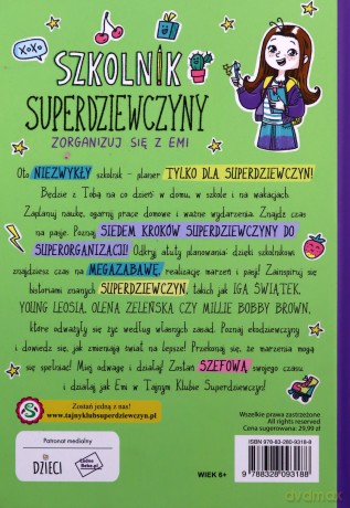 Emi i Tajny Klub Superdziewczyn. Szkolnik 2022 - Agnieszka Mielech [KSIĄŻKA]