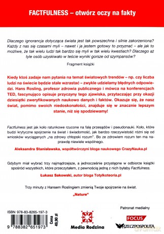Factfulness - Hans Rosling, Ola Rosling [KSIĄŻKA]