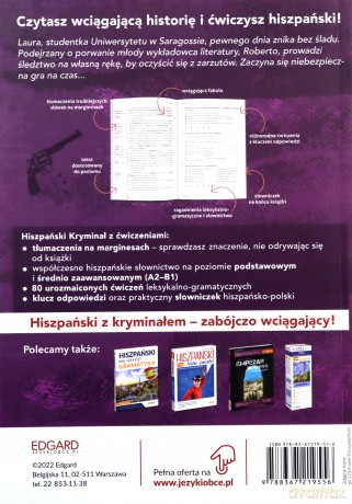 Hiszpański kryminał z ćwiczeniami. Dónde está Laura? Gdzie jest Laura? - Angelika Bohn [KSIĄŻKA]