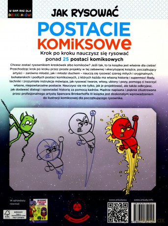 Jak rysować Postacie komiksowe - Spencer III Brinkerhoff [KSIĄŻKA]