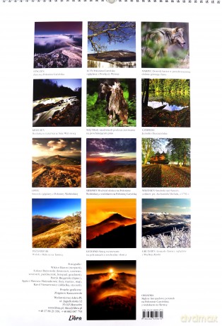 Kalendarz 2023 Magiczne Bieszczady [KALENDARZ]