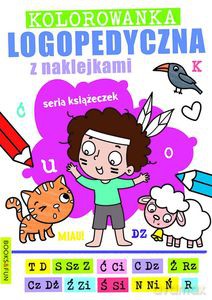 Kolorowanka logopedyczna z naklejkami 2 [KSIĄŻKA]