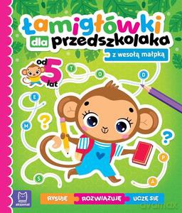 Łamigłówki dla przedszkolaka z wesołą małpką [KSIĄŻKA]