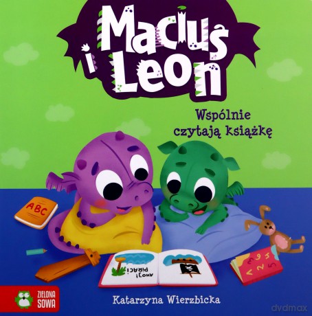 Maciuś i Leon wspólnie czytają książkę - Katarzyna Wierzbicka [KSIĄŻKA]