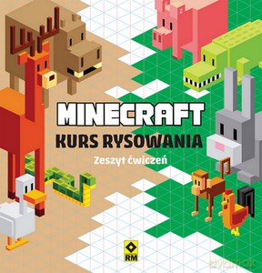 Minecraft Kurs rysowania. Zeszyt ćwiczeń - Michał Zacharzewski [KSIĄŻKA]