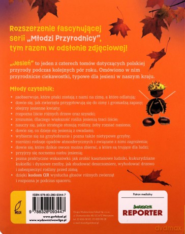 Młodzi przyrodnicy. Jesień w świecie przyrody - Patrycja Zarawska [KSIĄŻKA]