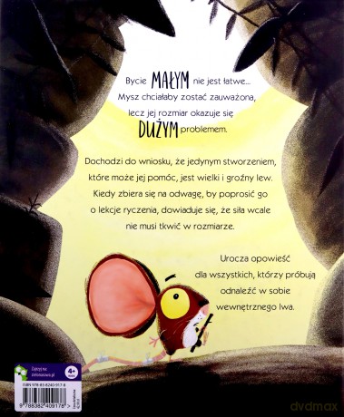 Mysz, która chciała być lwem - Rachel Bright [KSIĄŻKA]
