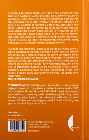Niemiecka jesień. Reportaż z podróży po Niemczech - Stig Dagerman [KSIĄŻKA]