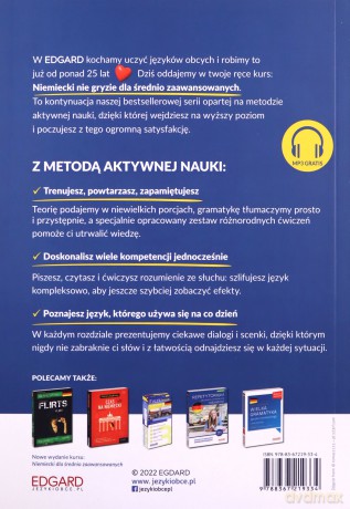 Niemiecki nie gryzie! dla średnio zaawansowanych - Bożena Niebrzydowska [KSIĄŻKA]