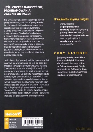 Programista samouk. Profesjonalny przewodnik do samodzielnej nauki kodowania - Cory Althoff [KSIĄŻKA]