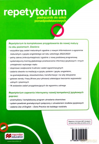 Repetytorium maturalne 2023.Podręcznik maturzysty [KSIĄŻKA]