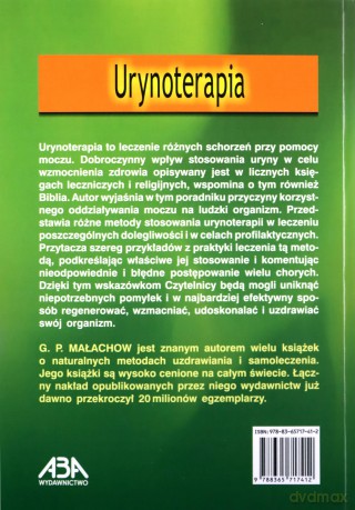 Urynoterapia - Giennadij Małachow [KSIĄŻKA]