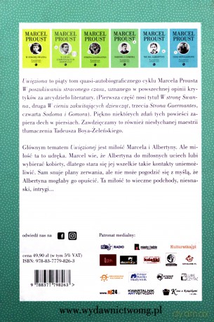 Uwięziona - Marcel Proust [KSIĄŻKA]