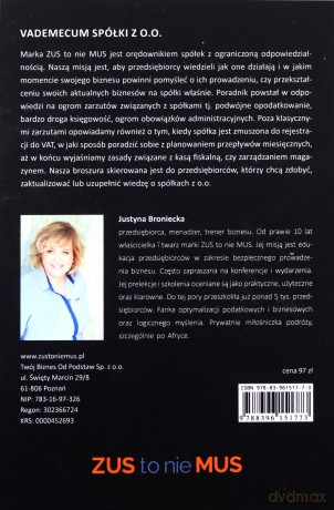 Vademecum spółki z o.o - Justyna Broniecka [KSIĄŻKA]