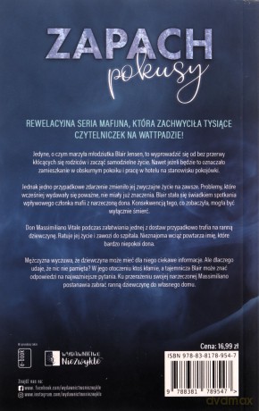 W sidłach zmysłów (Tom 1) Zapach pokusy (pocket) - Katarzyna Małecka [KSIĄŻKA]