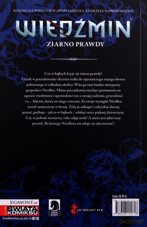 Wiedźmin (Tom 1) Ziarno prawdy. Adaptacje opowiadań Andrzeja Sapkowskiego - Jacek Rembiś, Jonas Scharf [KOMIKS]