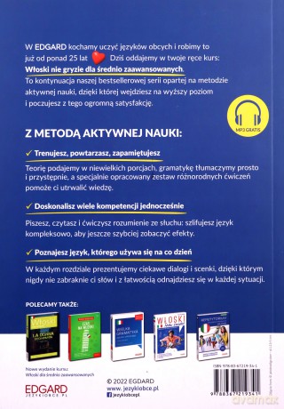 Włoski nie gryzie! Dla średnio zaawansowanych - Anna Wieczorek [KSIĄŻKA]