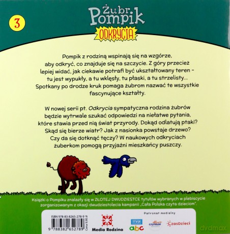 Z górki i pod górkę. Żubr Pompik. Odkrycia - Tomasz Samojlik, Tomasz Samojlik [KSIĄŻKA]