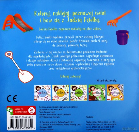 Zabawy Jadzi Pętelki. Na placu zabaw - Barbara Supeł, Agata Łuksza [KSIĄŻKA]