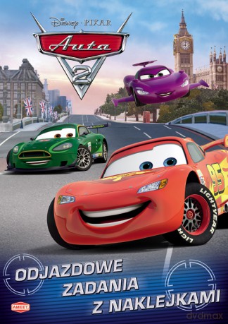 Auta 2. Odjazdowe zadania z naklejkami (Cars 2) (Cars) (Disney) [KSIĄŻKA]