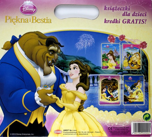 Piękna i Bestia + kredki (Disney) [KSIĄŻKA]