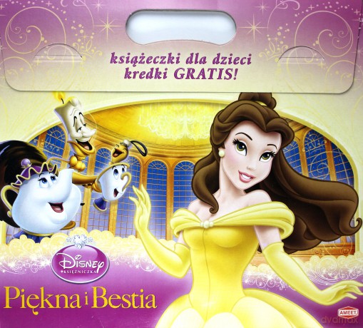 Piękna i Bestia + kredki (Disney) [KSIĄŻKA]
